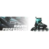 Reguliuojamo dydžio riedučiai Raven Profession Juodas/Mint