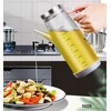 Relaxdays Stiklinis aliejaus ir acto dozatorius 750ml | Butelis su snapeliu | Šlykštus puodelis