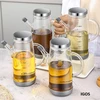 Relaxdays Stiklinis aliejaus ir acto dozatorius 750ml | Butelis su snapeliu | Šlykštus puodelis