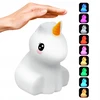 Renew Force SILIKONINĖ NAKTINĖ LEMPA VAIKAMS MINKŠTAS SPALVOTAS RGB LED VIENRAGIS NUOTOLINIO KONTAKTAS