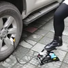 Retoo Dviejų stūmoklių pėdų siurblys, automobilis, dviratis, manometras, kamuoliukai, autočiužiniai