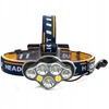 Retoo GALVOS LEMPAS 8 LED COB T6 GALINGAS ĮKRAUJAMAS PRIEKINIS LEMPAS USB GALVUTEI