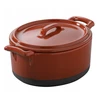Revol Oval Puod 466 ml Porcelianinis su dangteliu
