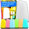 RGB LED NAKTINIS LEMPAS VAIKŲ MIGAMOJOJE Baltas BELAIDAS 3 REŽIMAI