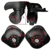 RGL Juodas Swivel Suitcase Wheels, 2 vnt. Plastikiniai