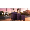 RGL MEDIUM SUITCAASE 730 XL TRAVEL BAG 4 RATAI ABS KOMBINACIJOS UŽRAKTAS