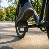 RideXC MTB DH platforminiai dviračio pedalai su kaiščiais Juodi