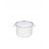 RIESS Aukštas puodas su dangčiu 1l 14cm Klasikinis WEISS QUARTZ ENAMEL AUSTRIJA