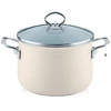 Riess Avorio Tall puodas su dangteliu 4,0l 20cm QUARTZ EEMAL AUSTRIJA