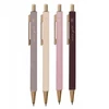 Rinkinys 4X DŁUGOPIS METALOWY INTERDRUK SATIN GOLD