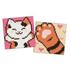 Art Active Rinkinys 5D Diamond mozaika ant Kids Diamond lipdukas 9x9cm IDEYKA, 2 vnt.