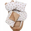 RINKINYS KŪDIKUI 5 viename COCOON MUSLIN COTTON VELVET Vartomas JUKKI XXL
