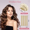 RITINĖLIAI 4 VIENŲ NEŠILTAI GARBANAI VELVET ELASTIC BEIGE RINKINYS