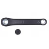 RJX KAIRIOJO SUVEIKIMO JĖGA 1 170 MM Kvadratinė PLIENAS-PVC Juodas
