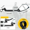 Rockbros Komplekt dviejų dviračio veidrodėlių 360° reguliuojamas 20-23mm