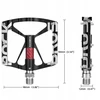 Rockbros PLATFORMINIŲ DVIRAČIO PEDALŲ ŠVIETIMO RINKINYS 9/16 KAIŠČIŲ MTB TREKKING ALUMINIUM