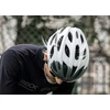Rockbros Tt-16 dviračio šalmas, baltas, 58-65cm, su nuimamu vizieriu