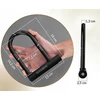 Rockbros U-LOCK DVIRAČIO UŽRAKTAS SHAKEL Dviračio užraktas SU RAKTUI STIPRIU ATVARIU PLIENU