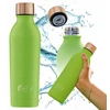 Root7 Termosas gėrimams 500 ml, nerūdijančio plieno, žalios spalvos