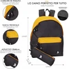 Kelioninis Ross JR3007 BACKPACK PLUS lagaminas 41 CM 24 L JUODŲJŲ GARSTYČIŲ PAGRINDINIS DĖSYS