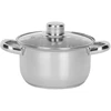 Rossner Austria TRADICINIS PLIENINIS PUODAS 16cm su dangčiu INDUKCINĖS DUJOS 1,8L Rossner AUSTRIJA