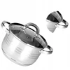 Rossner Austria TRADICINIS PLIENINIS PUODAS 18cm su dangteliu INDUKCINĖS DUJOS 2,3L Ronner AUSTRIJA