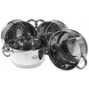 Rossner Puodas 4,5l. GARINTI 5 vnt. 22 cm. INDUKCINĖS Dujos 522
