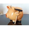 Roter Piggy bank princesė kiaulytė su plaktuku paršeliu kaip dovana