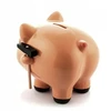 Roter Piggy bank su plaktuku w170z kryžminė kiaulė dovana taupymui