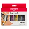 Royal Talens Akrilinė Spalva - Talens - AMSTERDAM - 6 Spalvos - 20 ml - Matinis Pabaiga