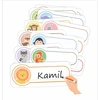Rūbinės antspaudai + klijai - Gyvūnai 04 30vnt - LearnHow