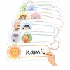 Rūbinės antspaudai + klijai - Gyvūnai 04 30vnt - LearnHow
