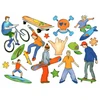 Šablonas A4 "skateboard" Koh-i-noor