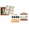 Dėlionė Woodyland Šachmatai, Ludo, Šaškės, 6 kauliukai ir Domino
