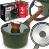 SADR PUODAS RESTO SADR 16CM INDUKCINIS ALIUMININIS 1.4L + STIKLINIS dangtelis