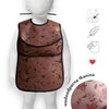 Safe Baby Sag Didelis vaikiškas seilinukas, vandeniui atsparus BLW, drabužių ir šlaunų apsauga, maitinimas, LIGHT