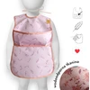 Safe Baby Sag Neperšlampamas vaikiškas seilinukas su kišene mokantis valgyti. BLW lengvas
