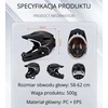 Sahoo Visą veidą dengiantis MTB dviračio šalmas su nuimama viso veido burna 58-62 cm