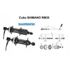Saks 29" priekinis dviračio ratas Shimano hbrm35b Alexrims juodas 32h