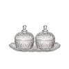 Bikuvalt Saldaininės 2 vnt. su padėklu 26x14x16,5 cm Home Deco KA0271
