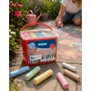 Šaligatvio ir gatvės kreida 7 spalvos kibire po 20 vnt. STYLEX SX48104