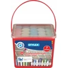 Šaligatvio ir gatvės kreida 7 spalvos kibire po 20 vnt. STYLEX SX48104