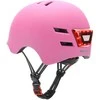 Beaster Scooter Šalmas Beaster BS02HPS, S dydis, rožinis, su LED lemputėmis