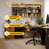 Salutmeuble Moderni pasukama kėdė, aptraukta aksomu, 360° pasukama biurui
