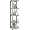Sandėliavimo lentyna Cube 5, 176 x 45 x 45, 5 lentynos, lentynos apkrova 175kg, juodos sp.