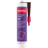 Knauf Sanitarinis silikoninis hermetikas DUNKELBRAUN, ruda sp., 300 ml