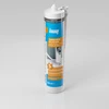 Sanitarinis silikoninis hermetikas KNAUF ZEMENTGRAU, pilka sp., 300 ml