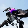 Šarvuotas antivibracinis motociklo Dviračio laikiklis TELEFONUI 4,0-7"