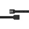 SATA kabelis DELTACO SATA 3.0, 0.3m, juodas / SATA-1000-K / 00200001
