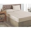 Čiužinys Satininė paklodė CREYA ALURE BEIGE, smėlio sp., 150 x 250 cm, 100% medvilnės